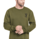 Premium Olive Green Unisex Sweatshirt - Crafted from 100% Cotton, this timeless and versatile sweatshirt effortlessly blends comfort and style for men and women. The soft olive-green hue adds sophistication, making it an ideal choice for various occasions. Experience the luxurious warmth of the cotton fleece inside, creating a cocoon of comfort. Perfect for creating stylish outfits, pair it with jeans for a trendy look. Available for sale, this fashionable and durable sweatshirt is a must-have addition to your wardrobe.